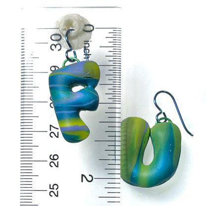 F & U earrings