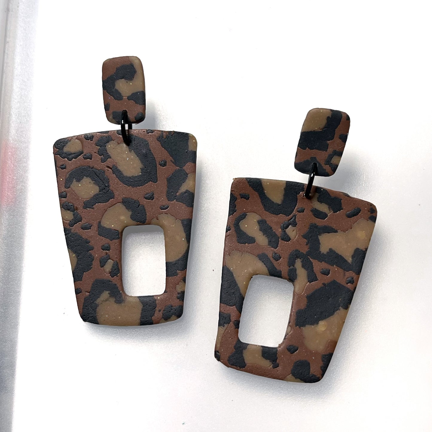 Classic Leopard print dangles