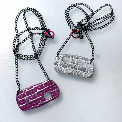 Fck ice necklace