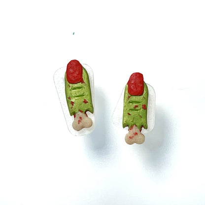 Small zombie finger studs