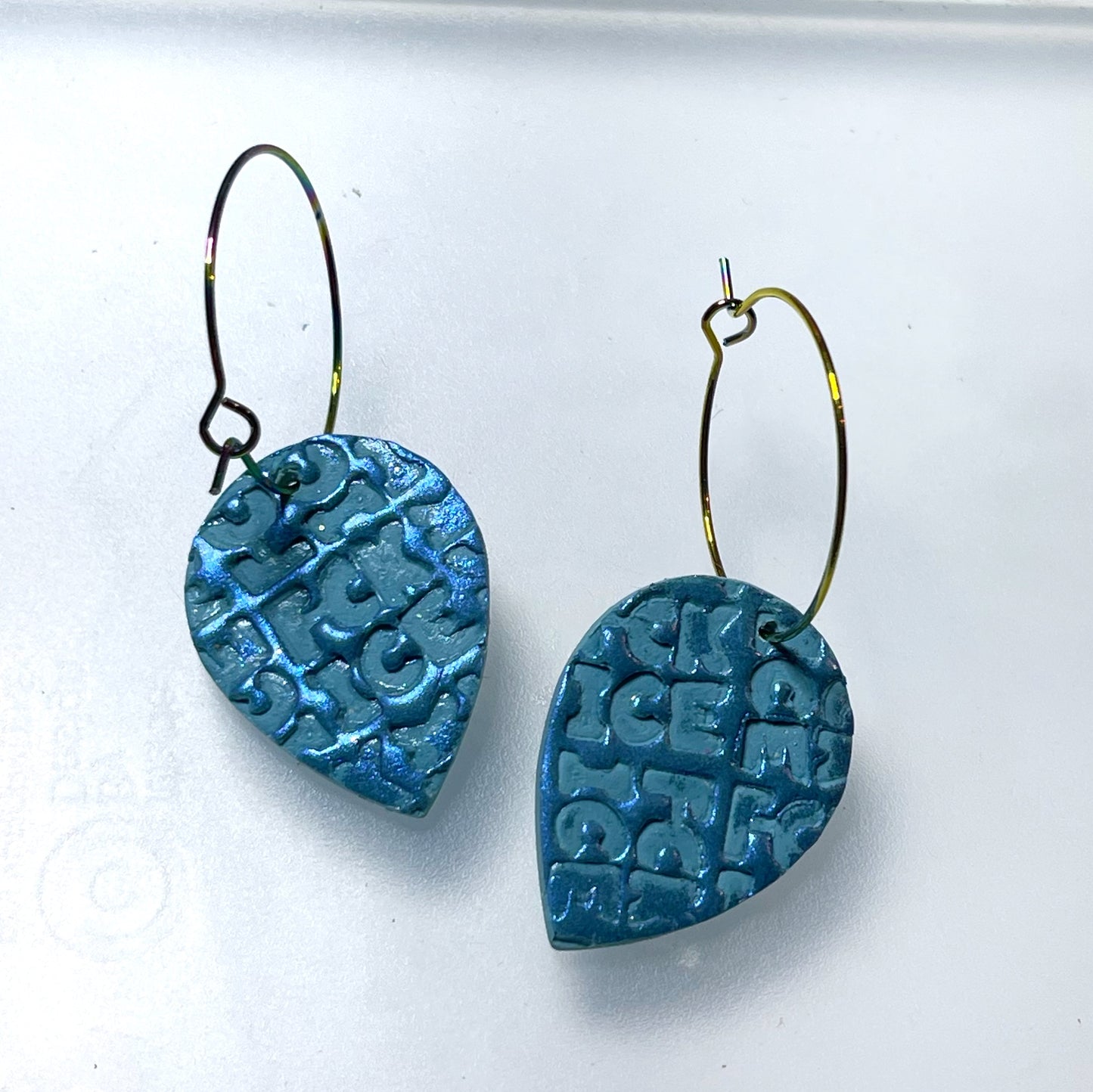 Fck ice earrings