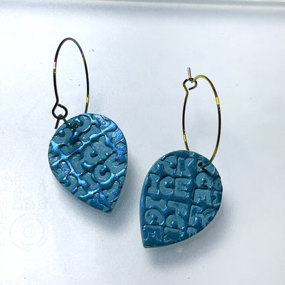 Fck ice earrings