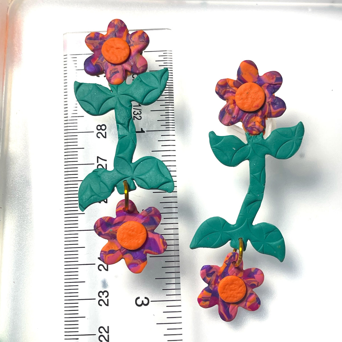 Fun floral mirror