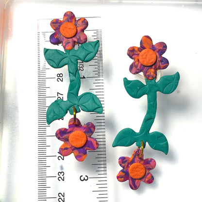 Fun floral mirror