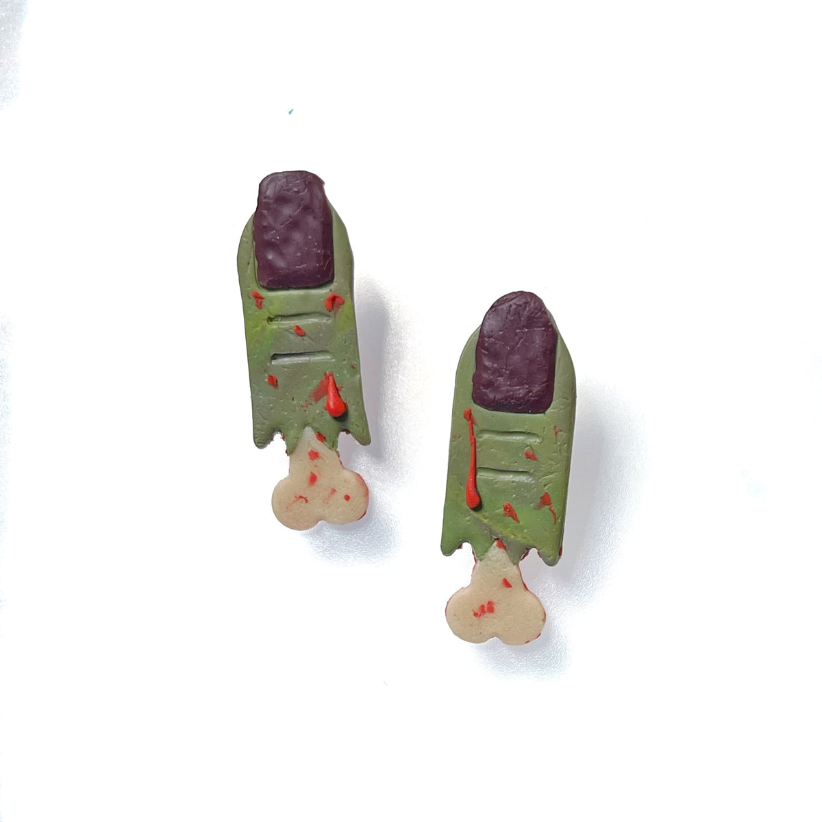 Larger zombie finger studs