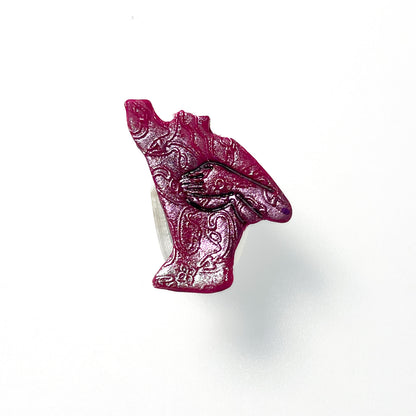Feminine silhouette pin- SM