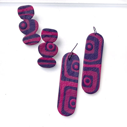 Pink/purple mod pattern