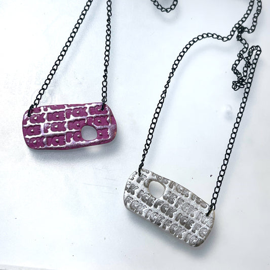 Fck ice necklace