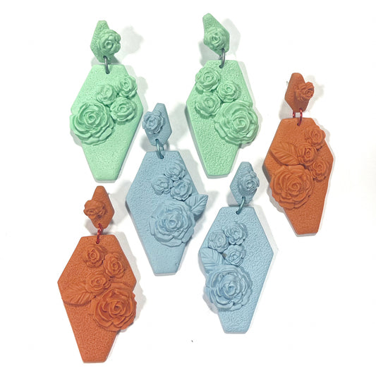 Large floral coffins