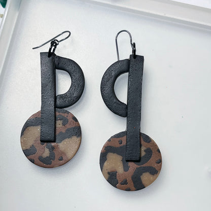 Classic Leopard print dangles
