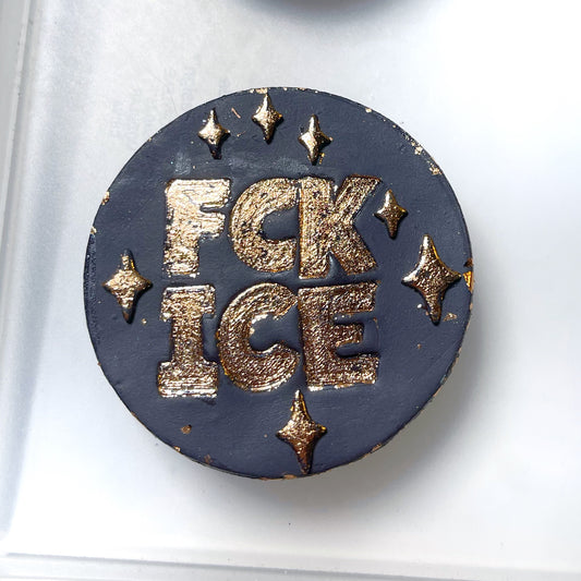 Fck ice Brooch