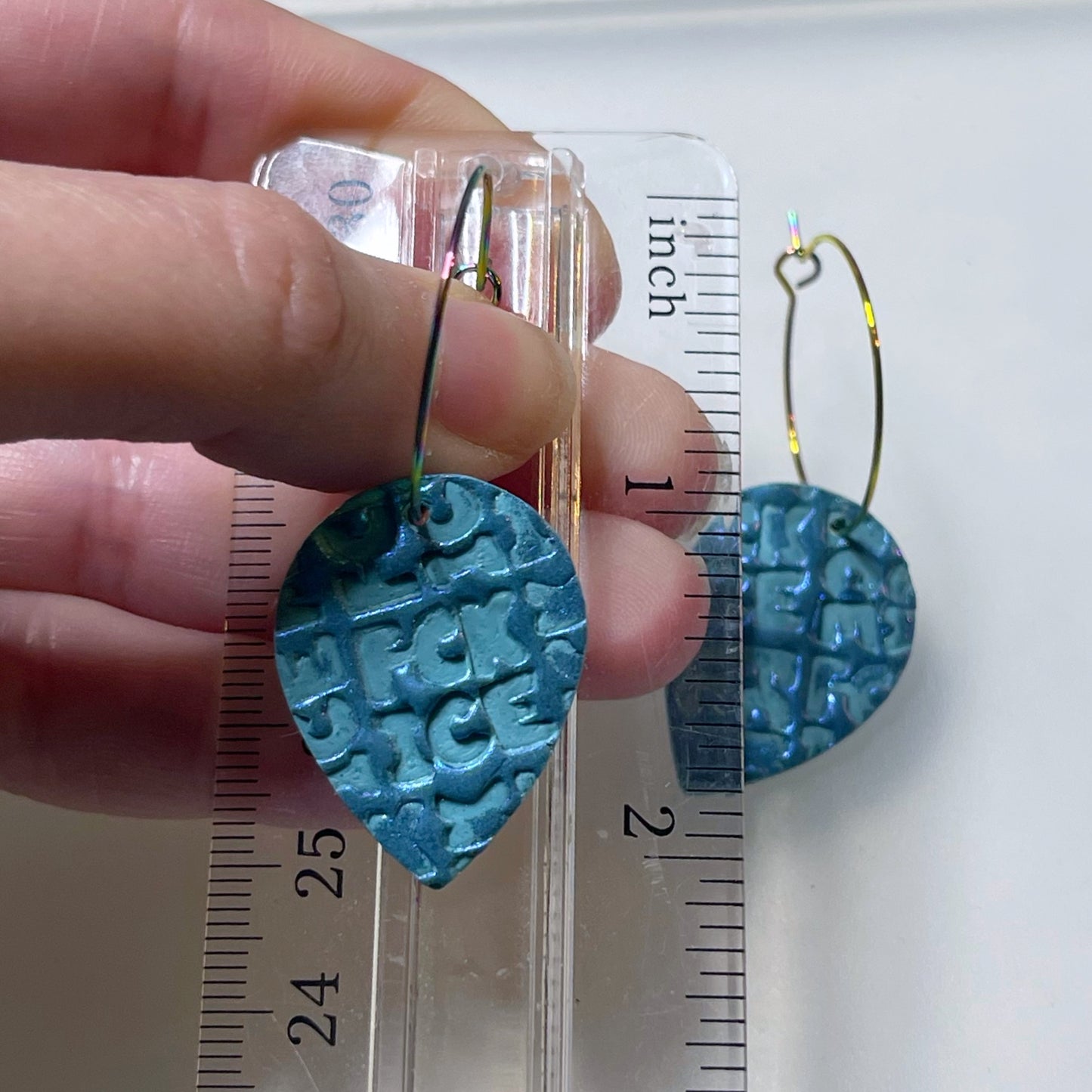 Fck ice earrings