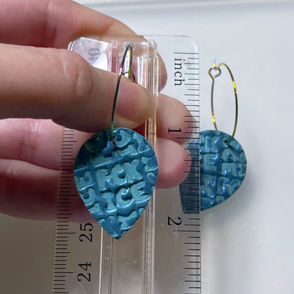 Fck ice earrings