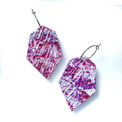 Fck Ice Earrings Valentine swirl