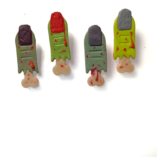 Larger zombie finger studs