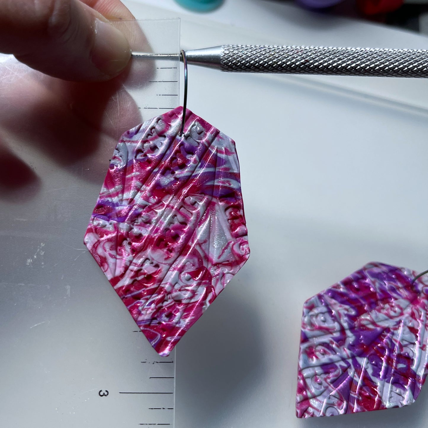 Fck Ice Earrings Valentine swirl
