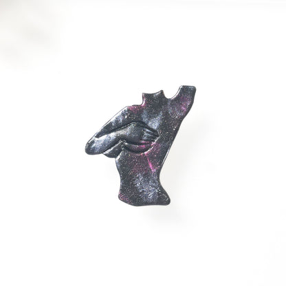 Feminine silhouette pin- SM