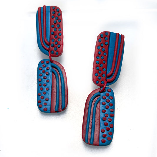 Retro vase vibe earrings