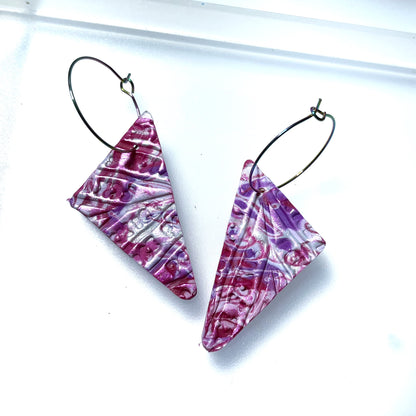 Fck Ice Earrings Valentine swirl