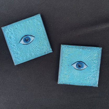 Eye see you coasters (set of 2)
